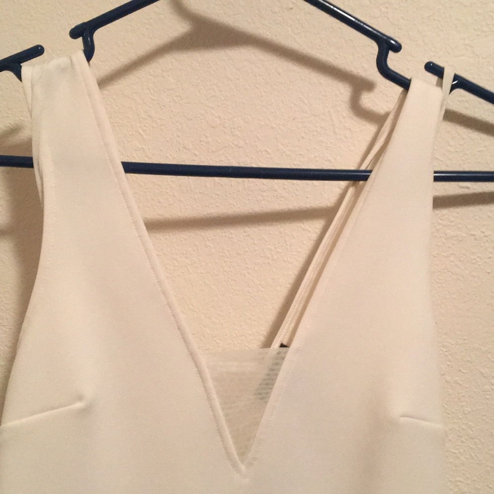 White dress tank